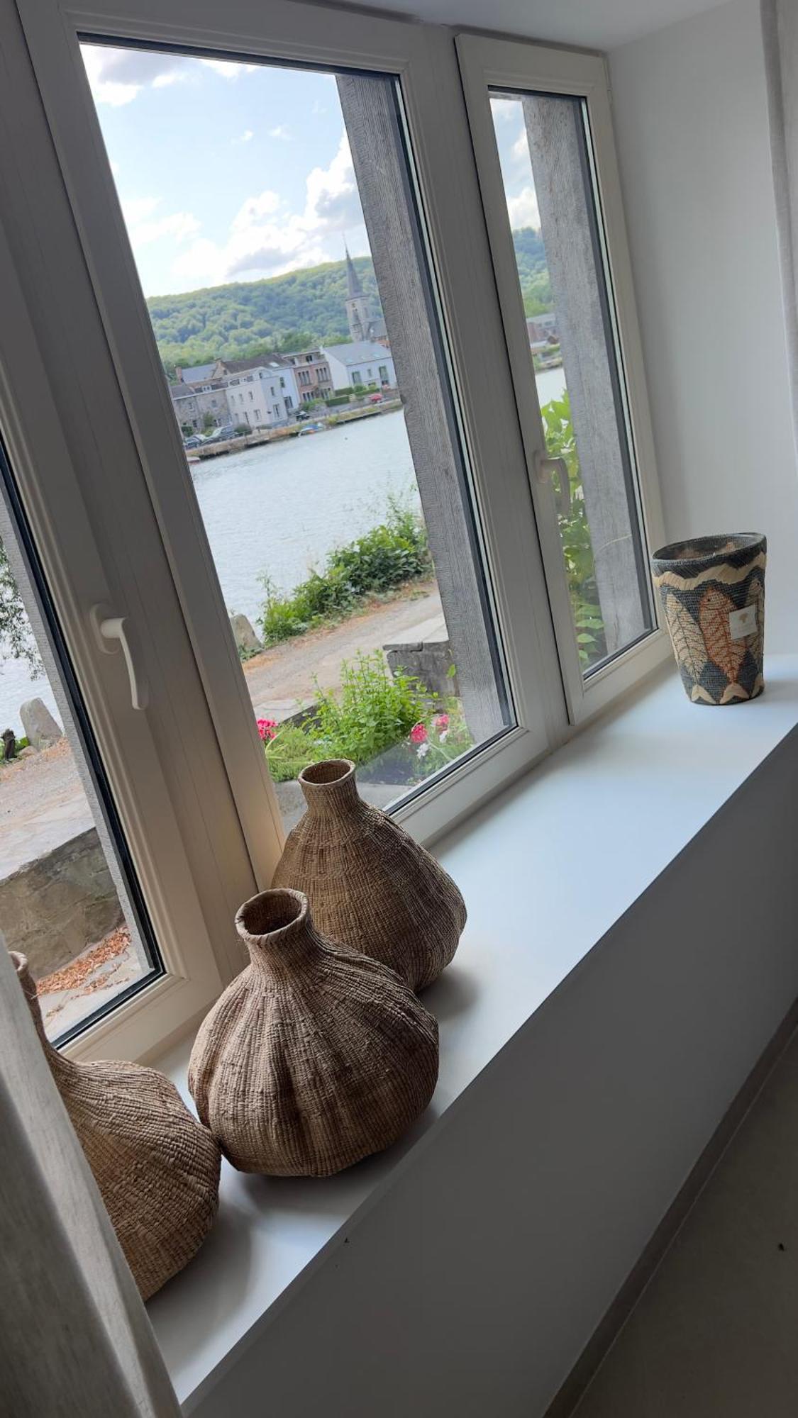 Pieds Dans L'Eau Private Wellness Bordure De Meuse Lustin Exterior foto
